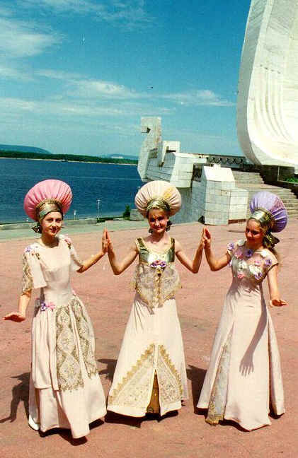 Collection Seasons by Children's Fashion Theatre Ladograd. Samara, 1996.