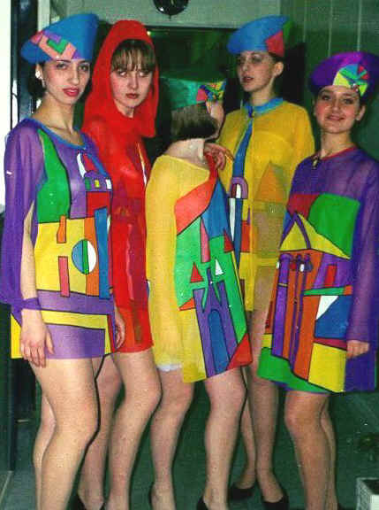 Collection "Samara" by Children's Fashion Theatre "Ladograd", Moscow, 1998.