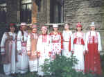 Collection of costumes "Spring of Russia". 2001.